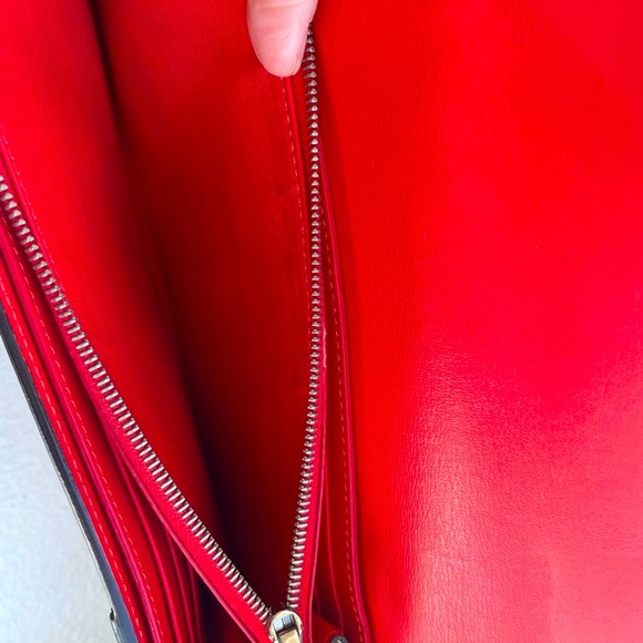 Celine Taupe Leather Wallet EUC - Picture 4 of 9